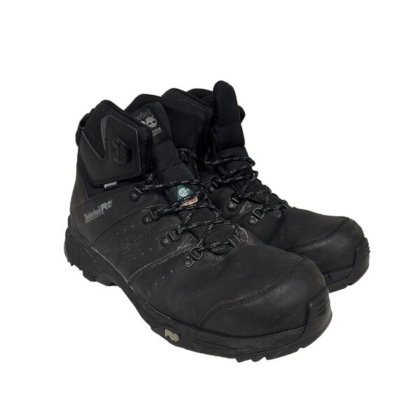 Timberland PRO Men's A2CB8 Switchback Waterproof Composite Toe Boot Black 11W - Picture 1 of 8